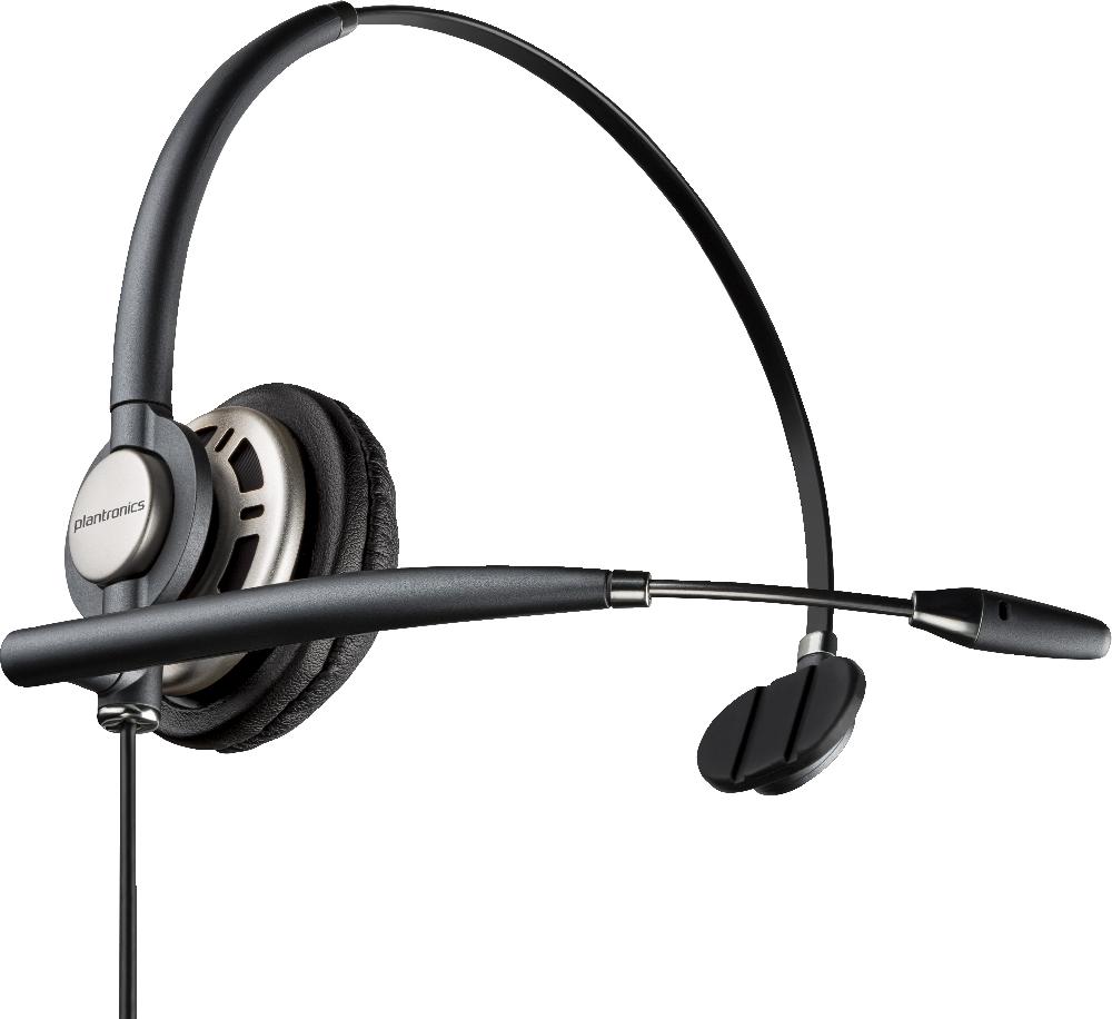 POLY Cuffie con auricolare singolo EncorePro HW710 + custodia