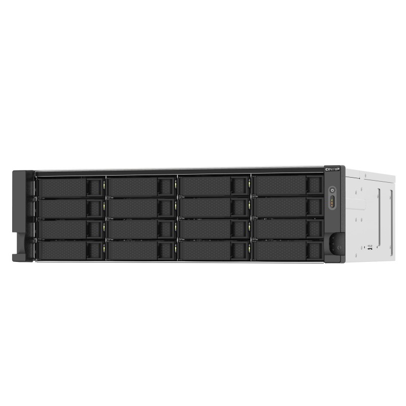 QNAP TS-1673AU-RP-16G server NAS e di archiviazione Armadio (3U) Collegamento ethernet LAN Nero Grigio V1500B