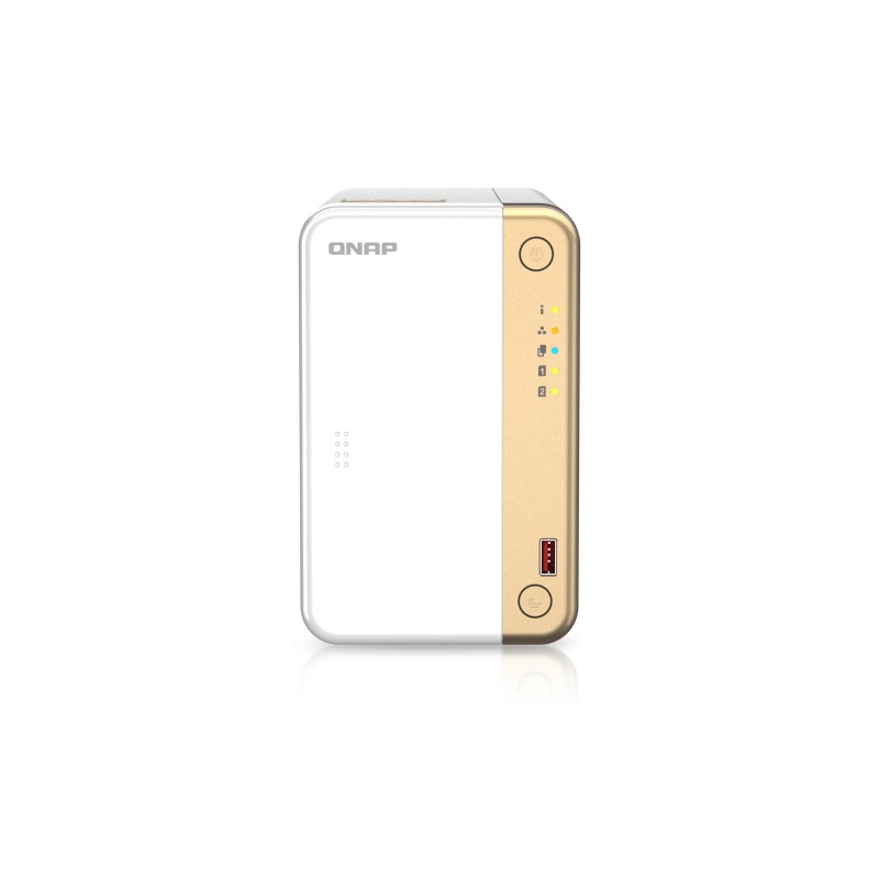 QNAP TS-262 NAS Tower Collegamento ethernet LAN Oro Bianco N4505