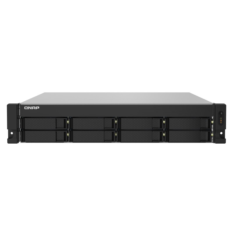 QNAP TS-832PXU NAS Armadio (2U) Collegamento ethernet LAN Alluminio Nero AL324