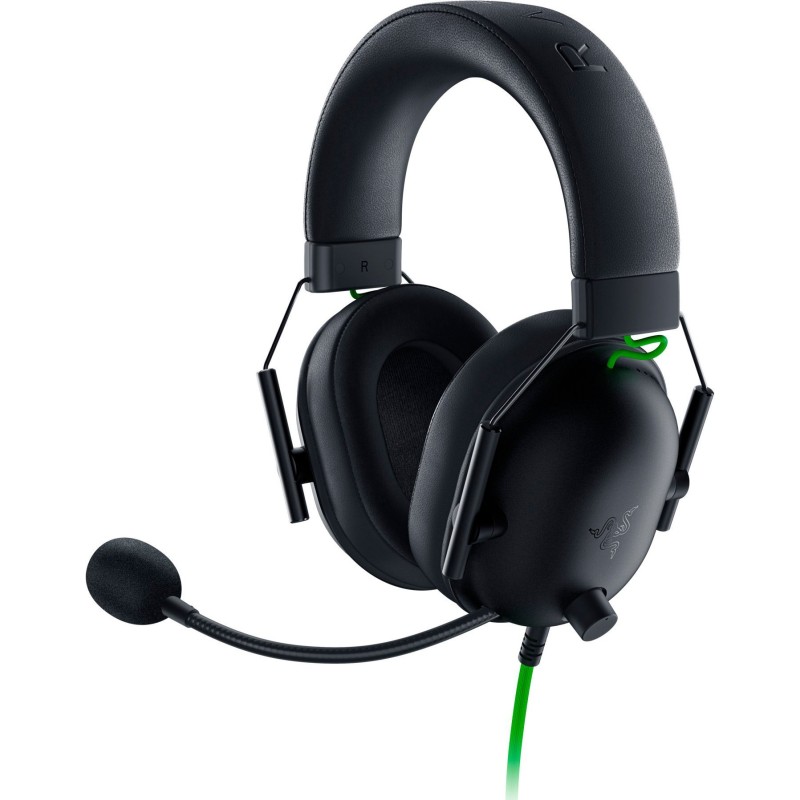 Razer Blackshark V2 X Auricolare Cablato A Padiglione Giocare Nero Verde