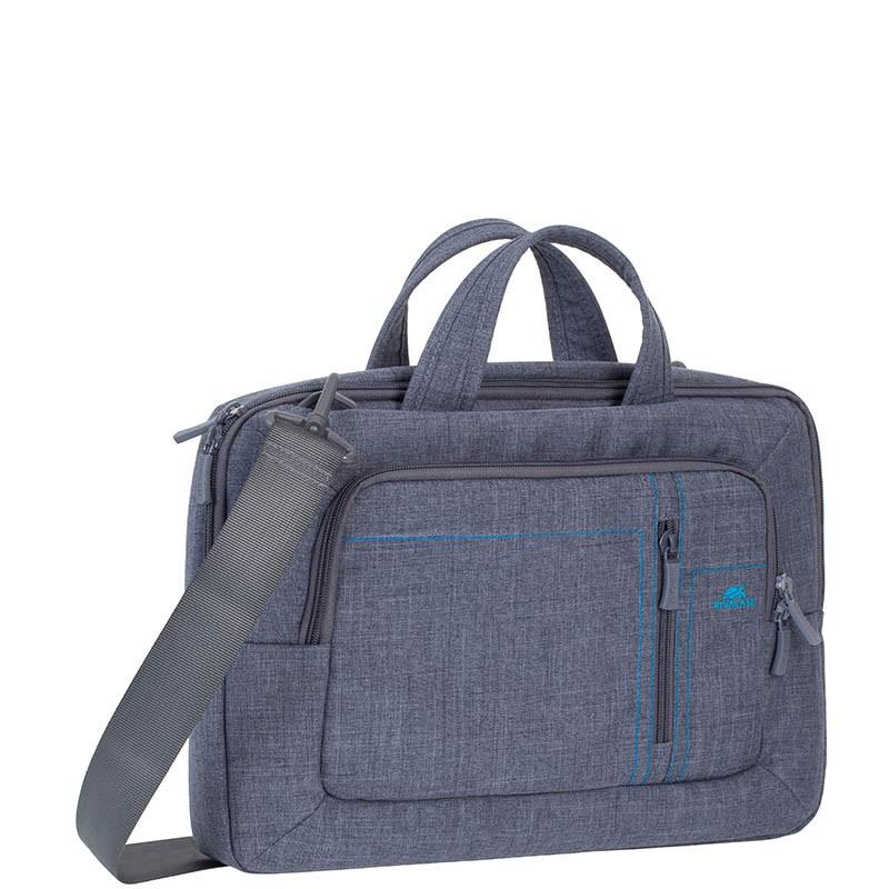 Rivacase 7520 33.8 cm (13.3") Valigetta ventiquattrore Grigio