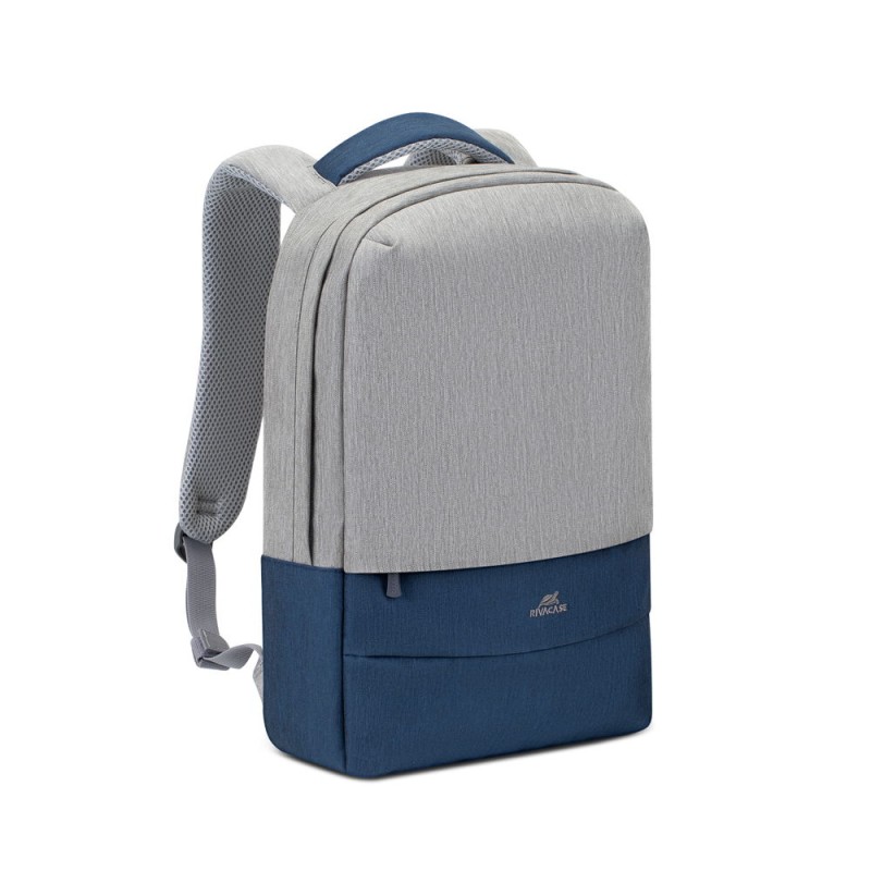Rivacase 7562 39.6 cm (15.6") Zaino Grigio Blu marino