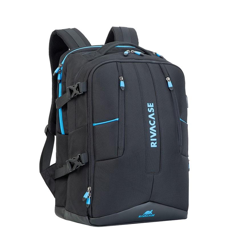 Rivacase 7860 43.9 cm (17.3") Zaino Nero Blu