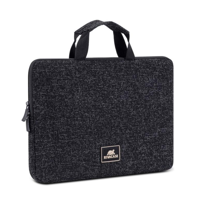 Rivacase 7913 33.8 cm (13.3") Custodia a tasca Nero Bianco