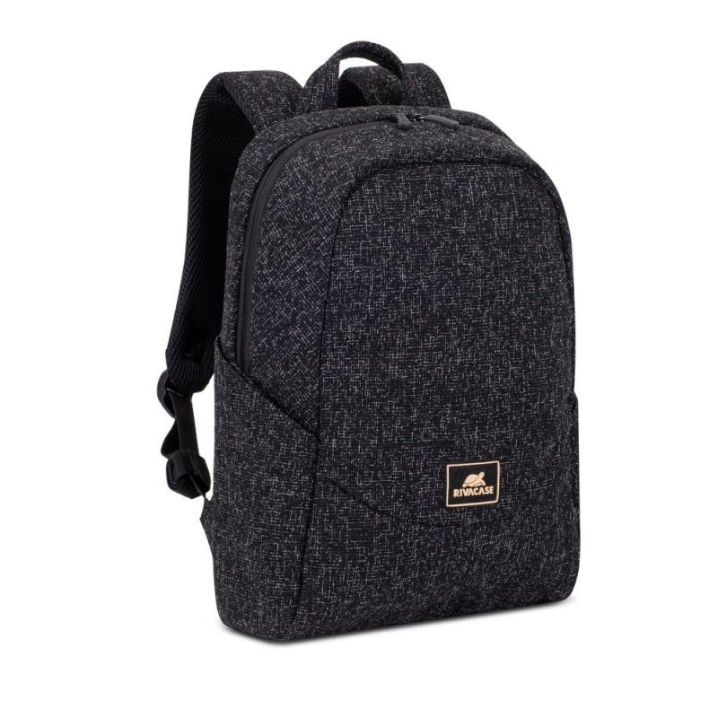 Rivacase 7923 33.8 cm (13.3") Zaino Nero Bianco
