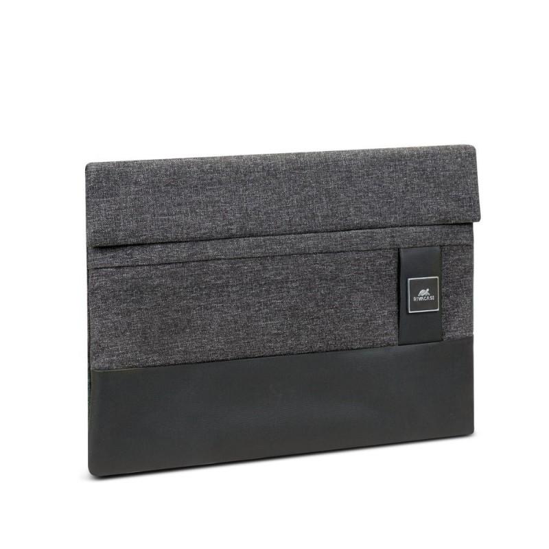 Rivacase 8802 borsa per laptop 33.8 cm (13.3") Custodia a tasca Nero Grigio