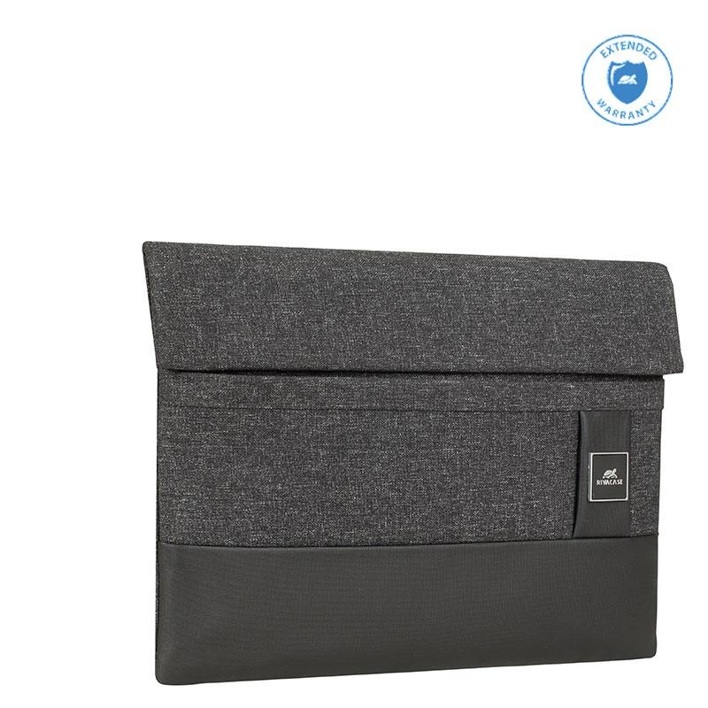 Rivacase 8803 BLACK MELANGE borsa per laptop 33.8 cm (13.3") Custodia a tasca Nero