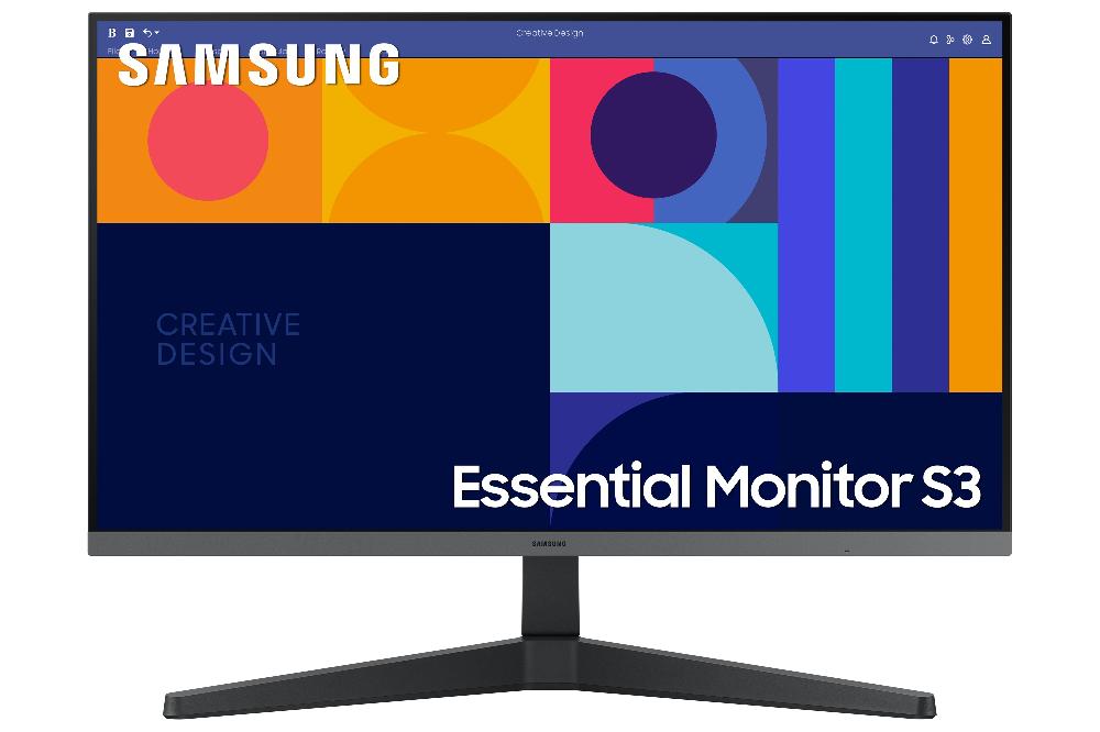 Samsung Essential Monitor S3 S33GC LED display 68 6 cm (27") 1920 x 1080 Pixel Full HD Nero