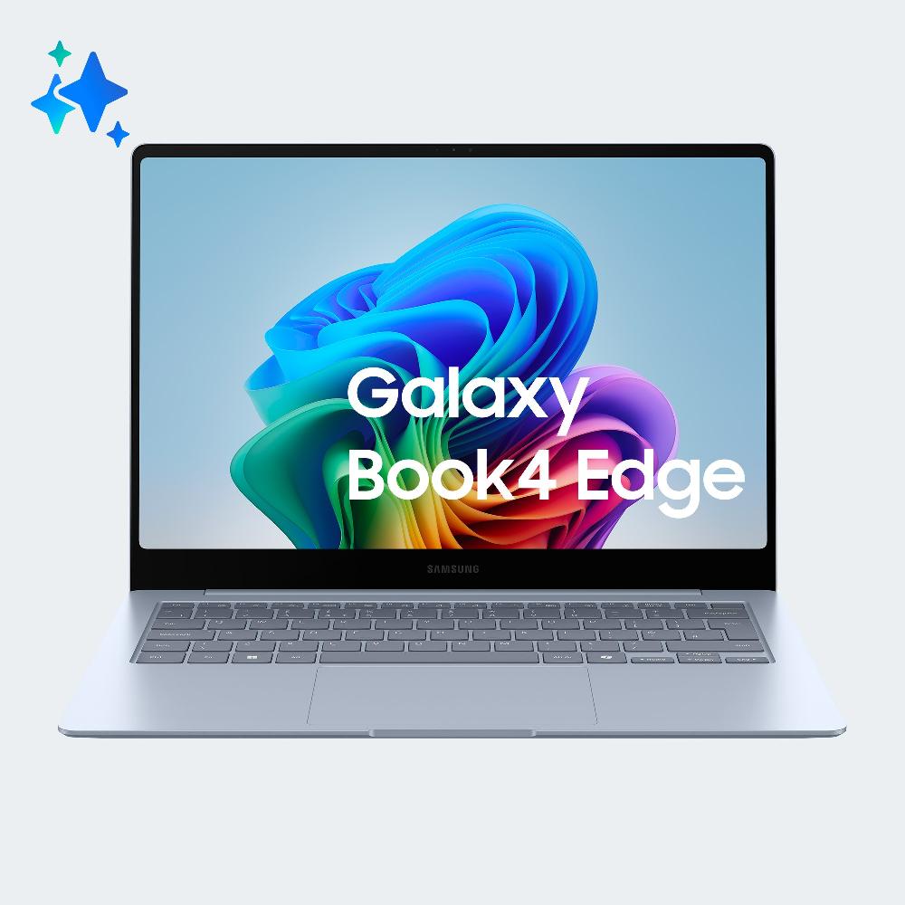 Samsung Galaxy Book4 Edge Laptop Elite X 16GB RAM 512GB SSD 14" Super AMOLED Windows 11 Home Sapphire Blue
