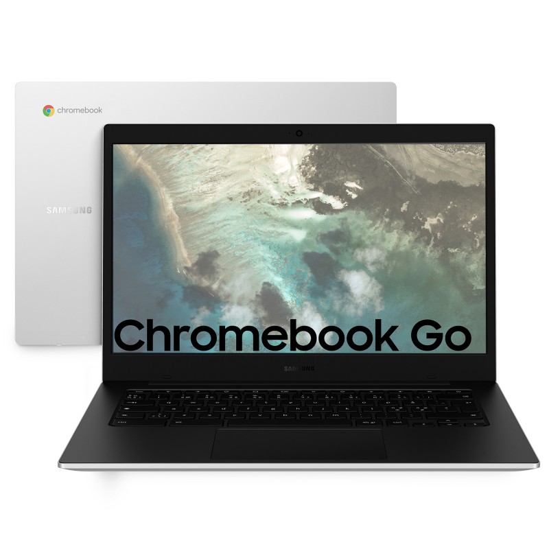 Samsung Galaxy Chromebook Go 35.6 Cm (14") HD Intel® Celeron® N N4500 4 GB LPDDR4x-SDRAM 64 EMMC Wi-Fi 6 (802.11ax) ChromeOS