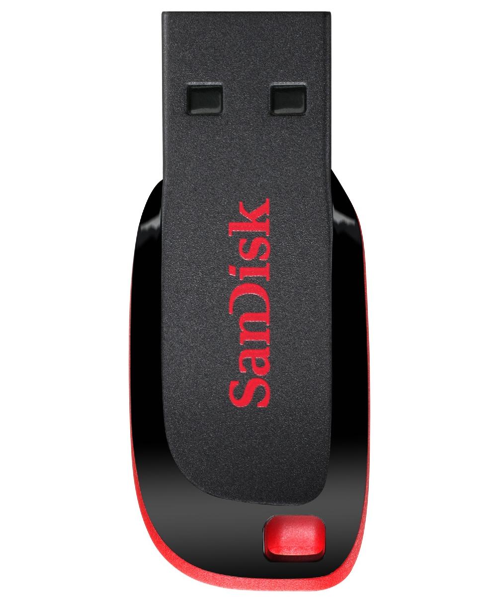 SanDisk Cruzer Blade unità flash USB 32 GB USB tipo A 2.0 Nero Rosso