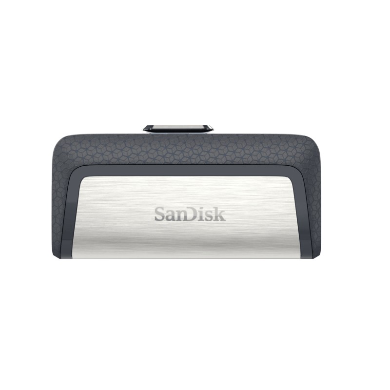 SanDisk Drive USB Ganda Ultra Tipe-C 256 GB unità flash Type-A / Type-C 3.2 Gen 1 (3.1 1) Grigio Argento