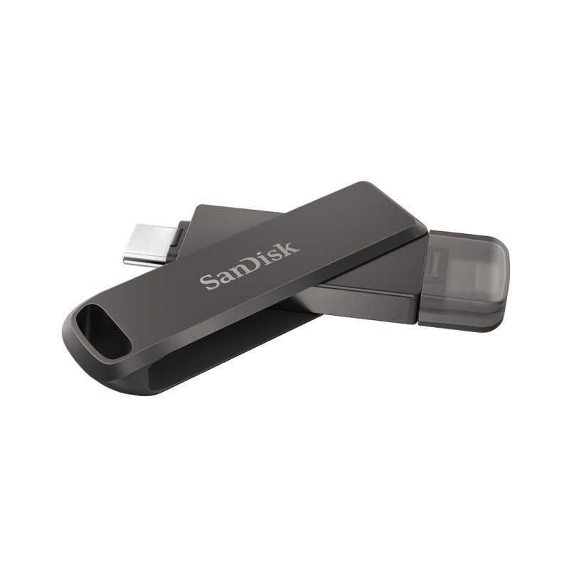 SanDisk iXpand unità flash USB 256 GB Type-C / Lightning 3.2 Gen 1 (3.1 1) Nero