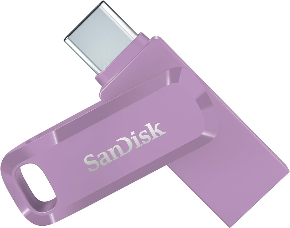 SanDisk Ultra Dual Drive Go USB 128GB unità flash USB USB Type-A / USB Type-C 3.2 Gen 1 (3.1 Gen 1) Lavanda