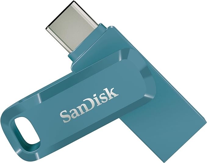 SanDisk Ultra Dual Drive Go USB 256GB unità flash USB USB Type-A / USB Type-C 3.2 Gen 1 (3.1 Gen 1) Blu
