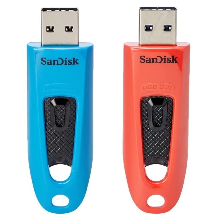 SanDisk Ultra unità flash USB 64 GB tipo A 3.2 Gen 1 (3.1 1) Blu Rosso