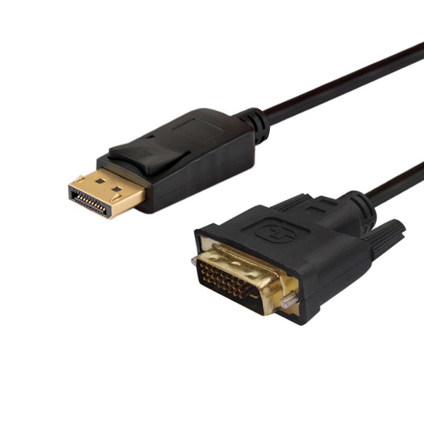 Savio CL-106 cavo e adattatore video 1.8 m DisplayPort DVI Nero