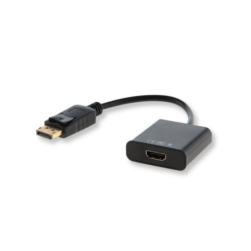 Savio CL-55 cavo e adattatore video 0.2 m DisplayPort HDMI tipo A (Standard) Nero
