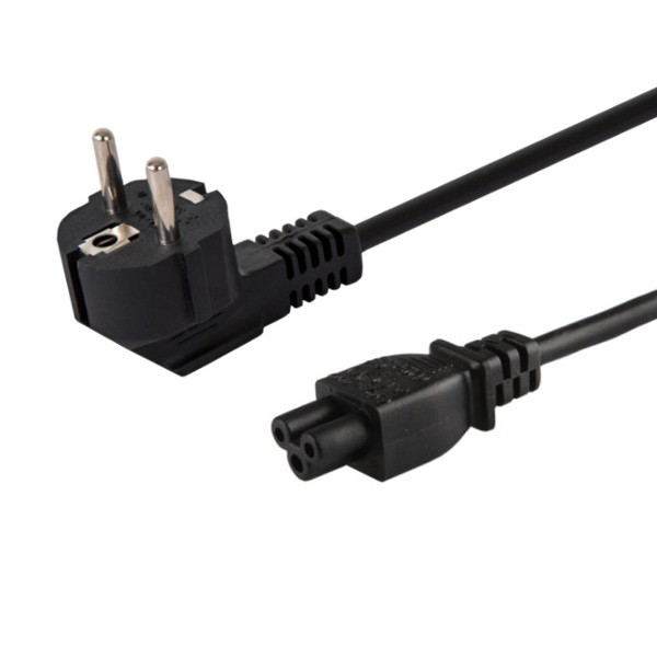 Savio CL-67 cavo di alimentazione Nero 1.2 m IEC Type C (3.8 mm 1.1 mm) CEE7/7