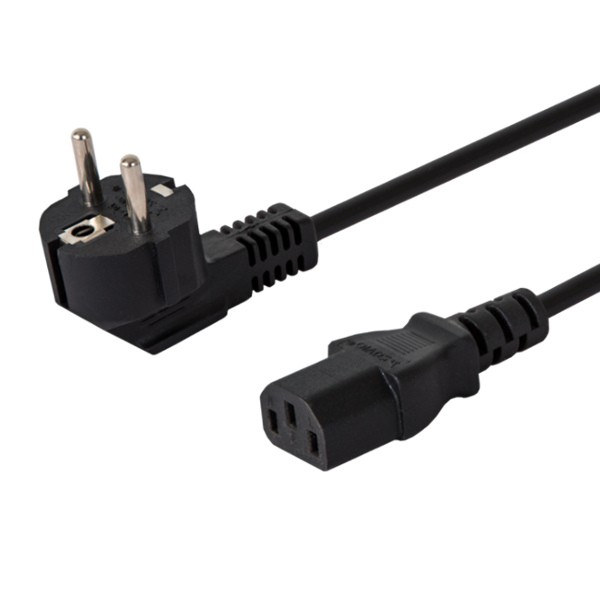 Savio CL-98 cavo di alimentazione Nero 1.8 m IEC C13 Spina tipo E
