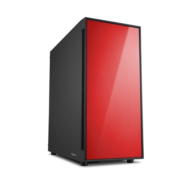 Sharkoon AM5 Silent Midi Tower Nero Rosso
