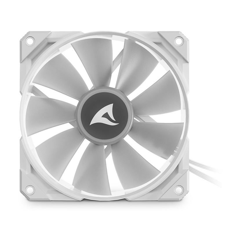 Sharkoon F50 Case per computer Ventilatore 12 cm Grigio Bianco