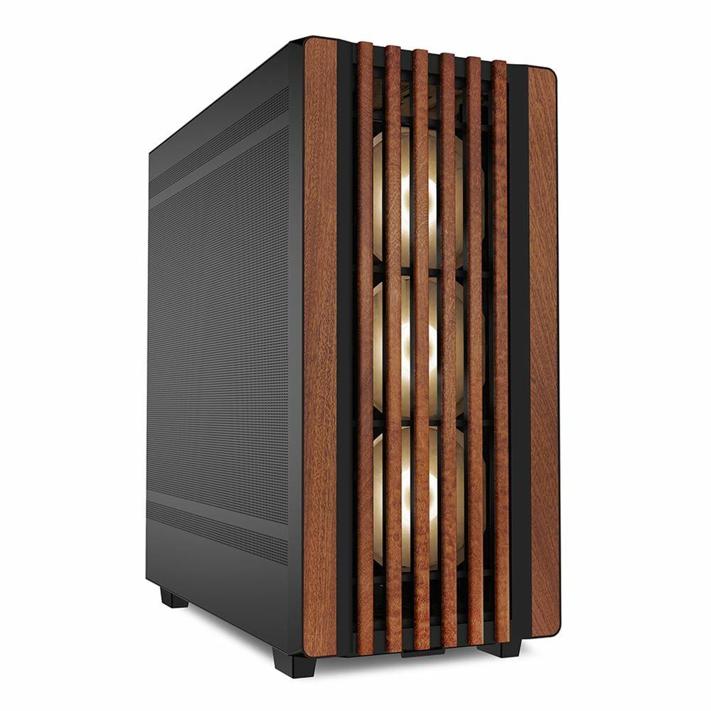 Sharkoon REBEL C70M RGB Full Tower Nero Legno