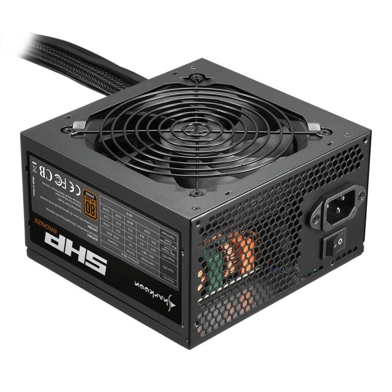Sharkoon SHP Bronze alimentatore per computer 600 W 20+4 pin ATX Nero