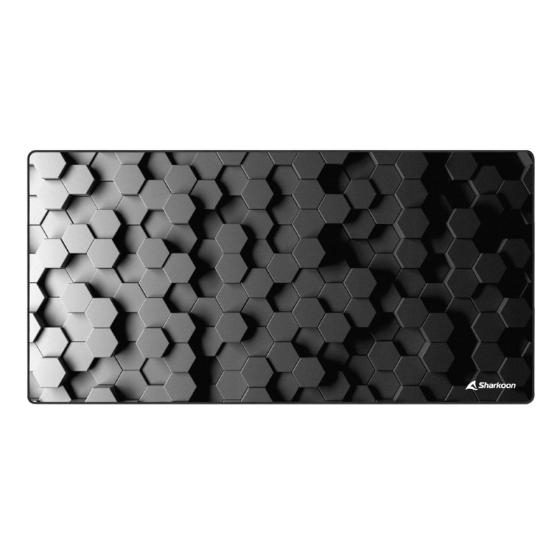 Sharkoon SKILLER SGP30 Big Hex Tappetino per mouse gioco da computer Nero