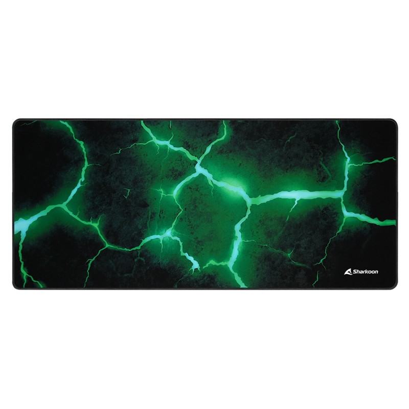 Sharkoon SKILLER SGP30 Tappetino per mouse gioco da computer Nero Verde