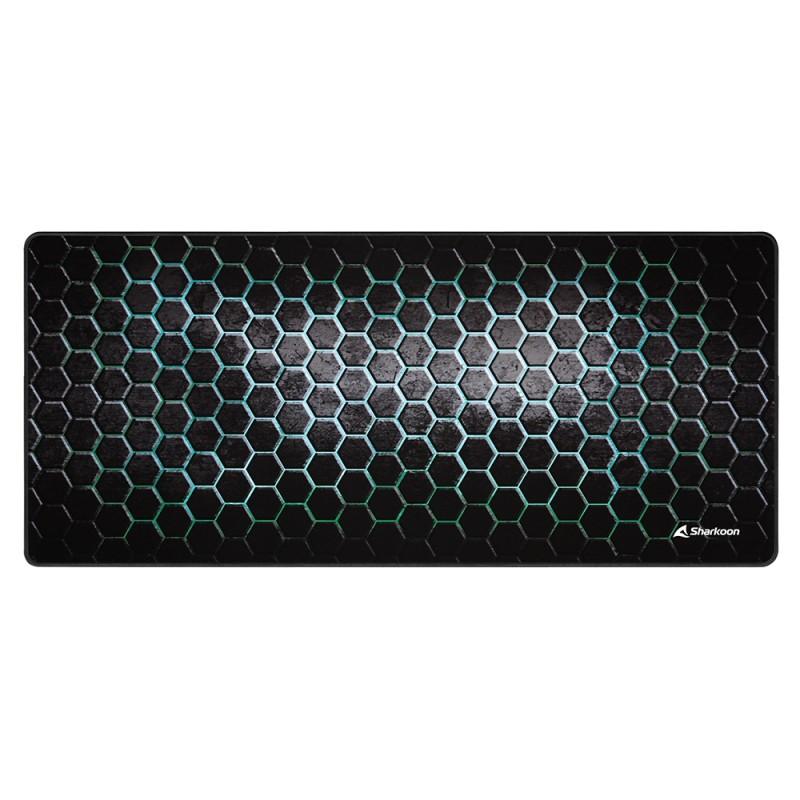 Sharkoon SKILLER SGP30 Tappetino per mouse gioco da computer Nero Verde