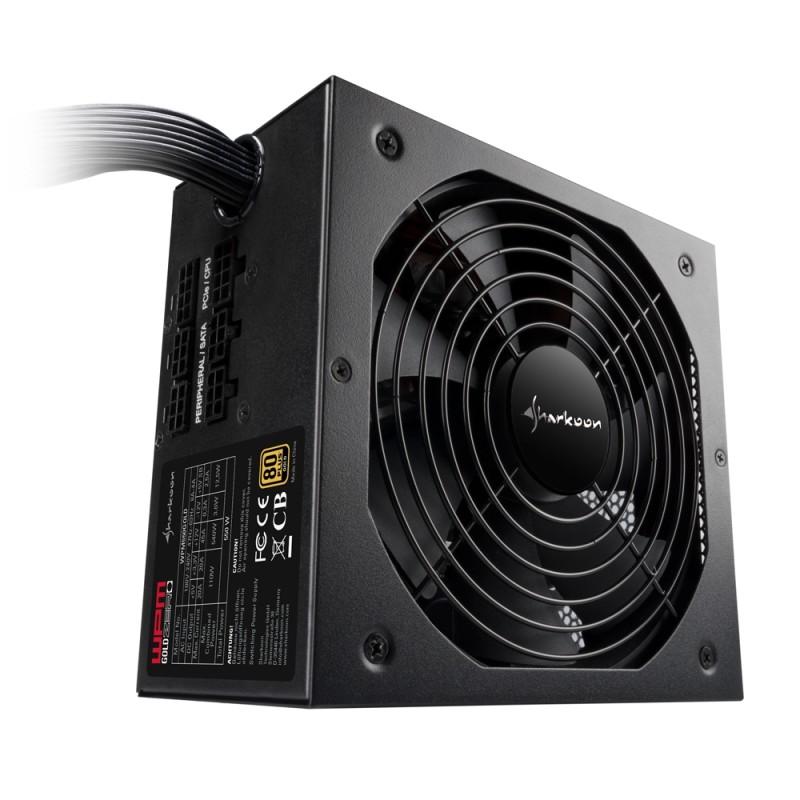 Sharkoon WPM Gold ZERO alimentatore per computer 750 W 24-pin ATX Nero