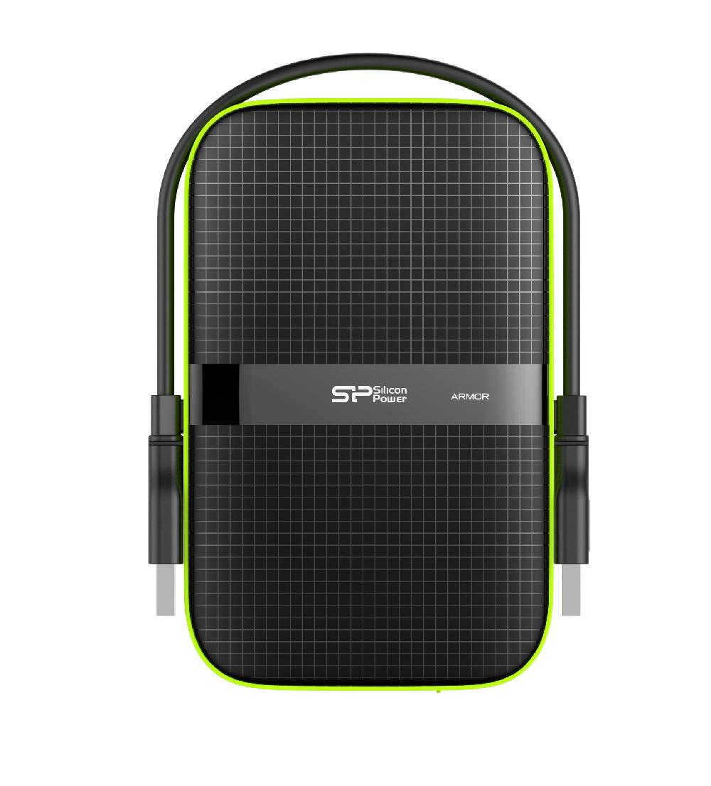 Silicon Power Armor A60 disco rigido esterno 4 TB Nero Verde