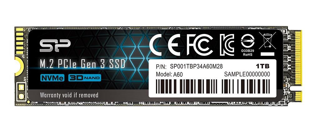 Silicon Power P34A60 M.2 1 TB PCI Express SLC NVMe