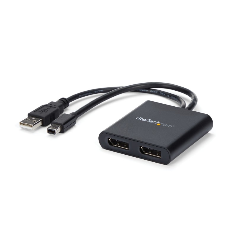StarTech.com Adattatore multi monitor a 2 porte - MST Hub Mini DisplayPort 2x doppio 4K 30Hz Video Splitter mDP DP 1.2 in