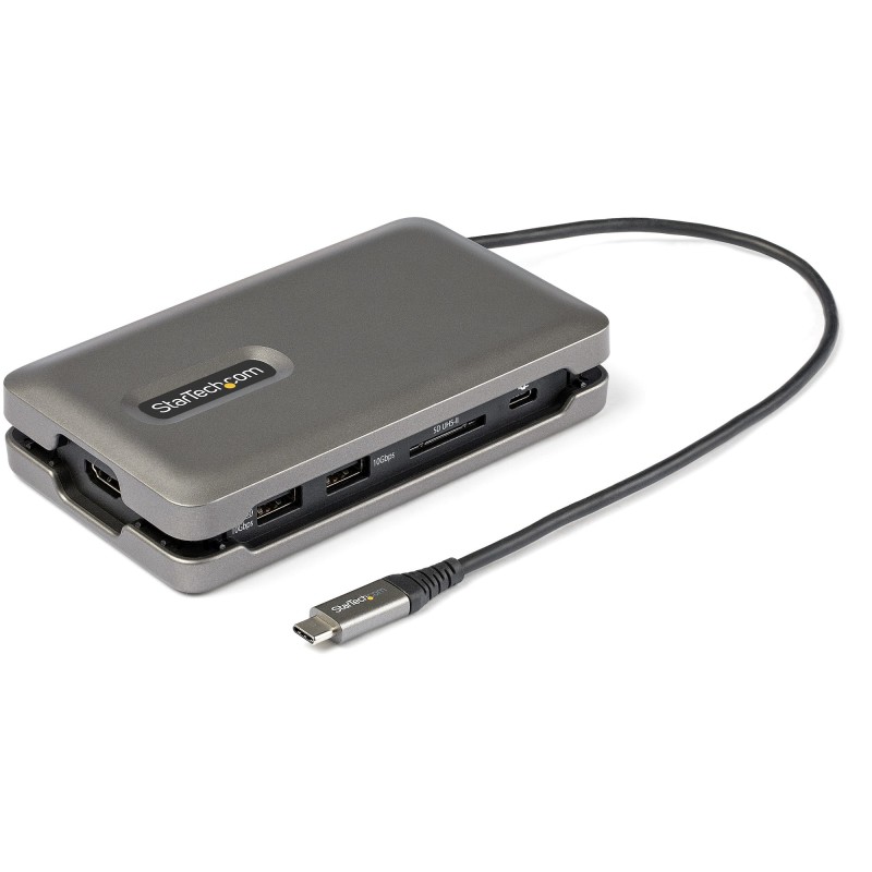 StarTech.com Adattatore Multiporta USB C - da a HDMI 2.0 4K 60Hz Hub 2 Porte 10Gbps 100W Power Delivery Pass-through GbE