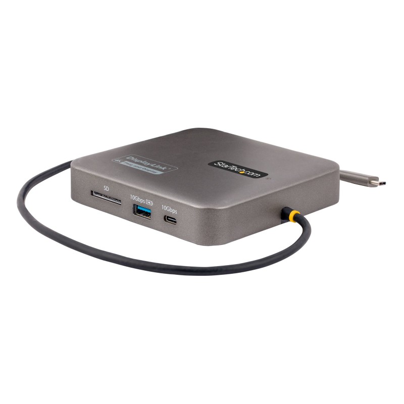 StarTech.com Adattatore Multiporta USB-C - Docking Station USB Type-C Doppio Video HDMI 4K 60Hz Hub USB-A a 2 Porte 10Gbps