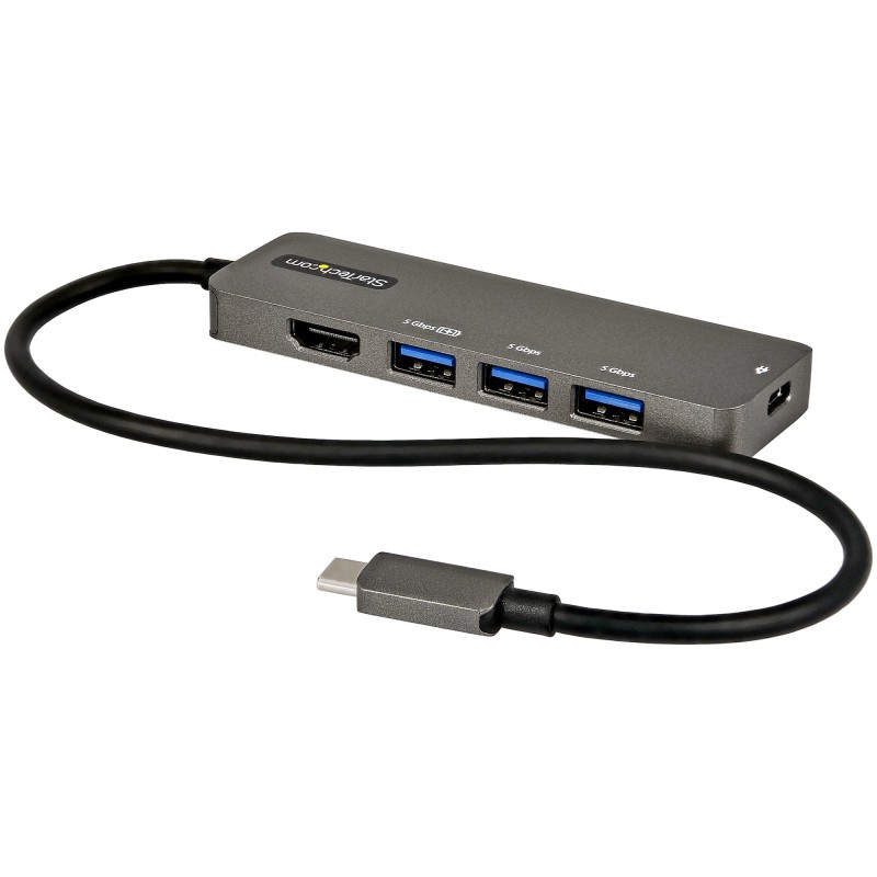 StarTech.com Adattatore Multiporta USB-C - Mini Docking station da a HDMI 4K 60Hz (HDR10) con Pass-Through Power Delivery 100W