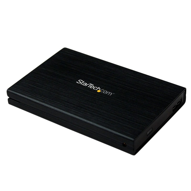 StarTech.com Box Esterno HDD per disco rigido SATA III 2.5" USB 3.0 con UASP in alluminio cavo incorporato - 6Gbps