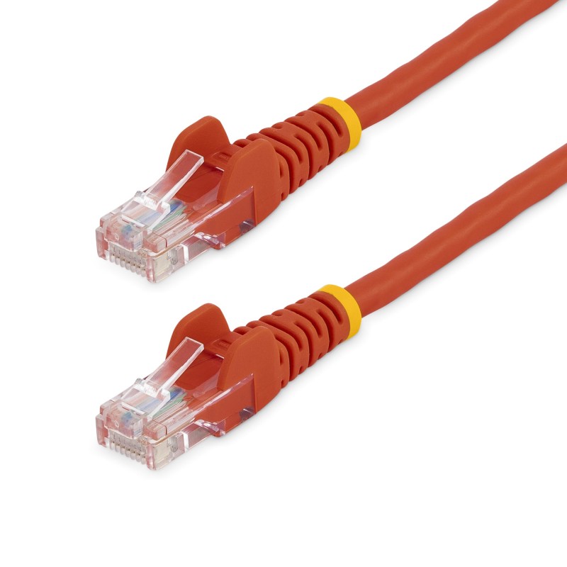 StarTech.com Cavo di rete CAT 5e - Patch Ethernet RJ45 UTP Rosso da 1m antigroviglio