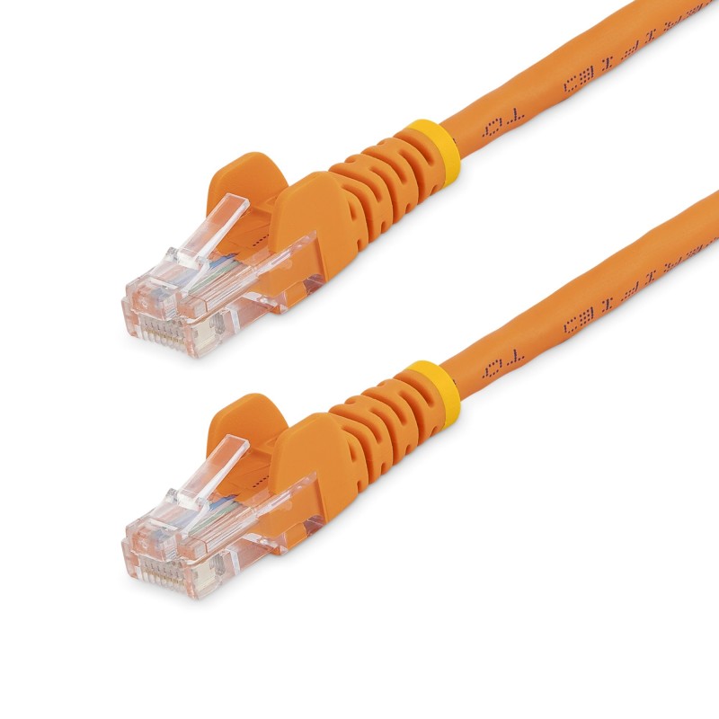 StarTech.com Cavo di rete CAT 5e - Patch Ethernet RJ45 UTP Arancio da 1m antigroviglio
