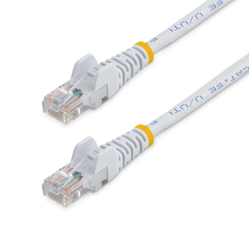StarTech.com Cavo di rete CAT 5e - Patch Ethernet RJ45 UTP Bianco da 3m antigroviglio