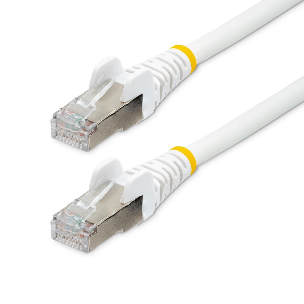 StarTech.com Cavo Ethernet CAT 6a - 3m - Bianco - Cavo di rete LAN Low Smoke Zero Halogen (LSZH) - 10GbE 500MHz 100W PoE++