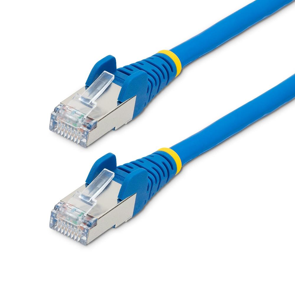 StarTech.com Cavo Ethernet CAT 6a - 50cm - Blu - Cavo di rete LAN Low Smoke Zero Halogen (LSZH) - 10GbE 500MHz 100W PoE++