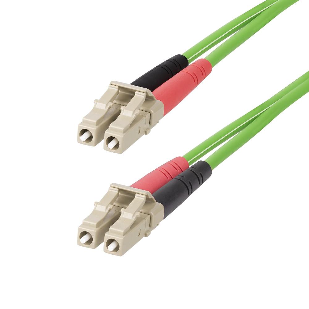 StarTech.com Cavo in Fibra Ottica Multimodale da LC a LC (UPC) OM5 da 1m Cavo Patch Duplex LOMMF 50/125µm VCSEL 40G/100G