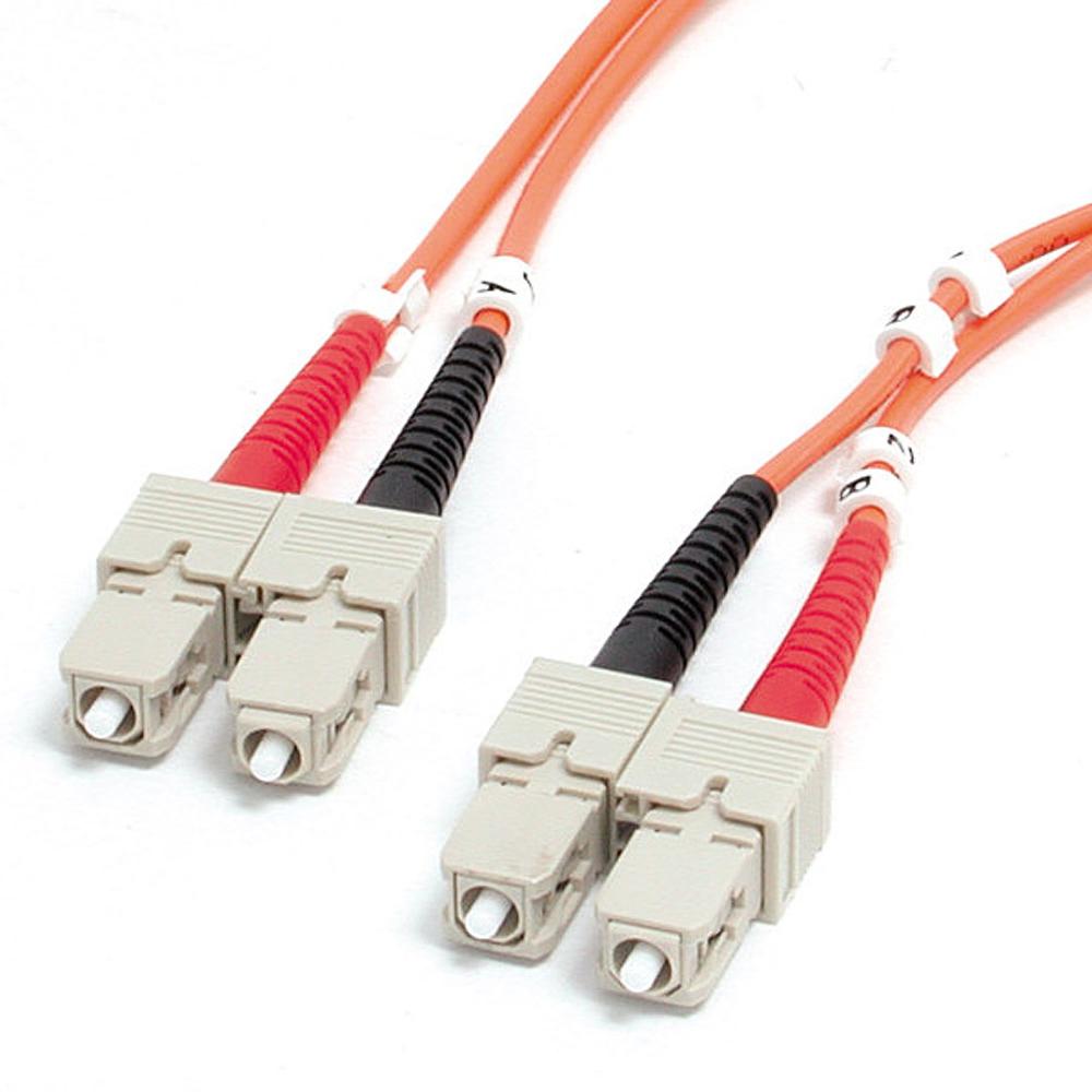 StarTech.com Cavo in fibra ottica multimodale OM1 da SC a 1m Dimensione 62 5/125 Reti 10Gbps - patch/Bretella LSZH