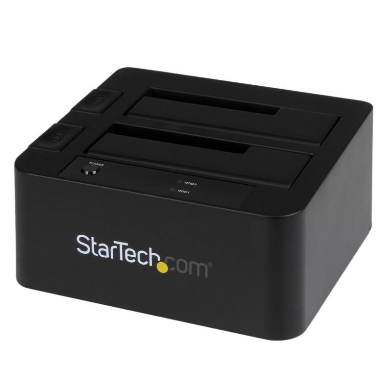 StarTech.com Docking Station USB 3.0 per doppio Hard Disk SATA / eSATA SSD da 2 5"/3 5" con UASP