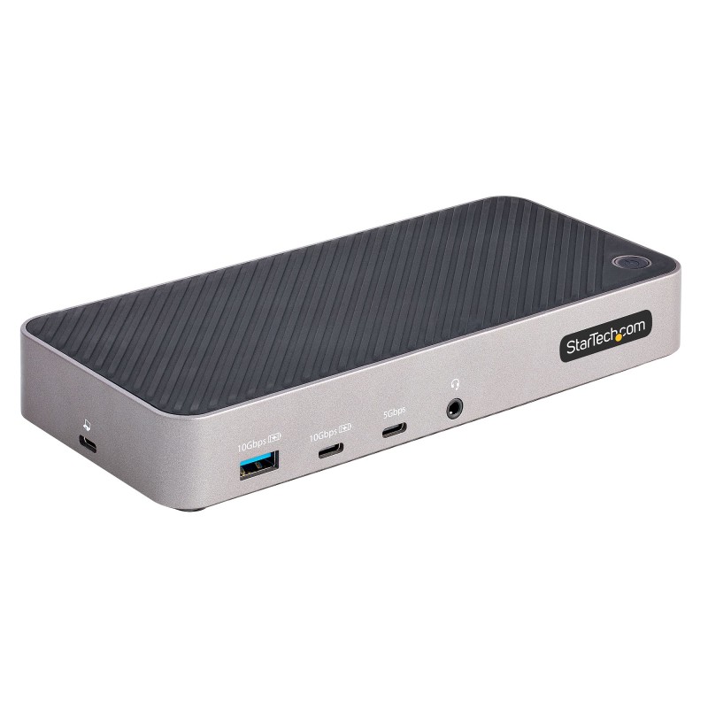 StarTech.com Docking Station USB-C per Tre Monitor - Dock USB C Triplo HDMI/DP 4K Hub a 5 Porte GbE PD 100W Universale Multi