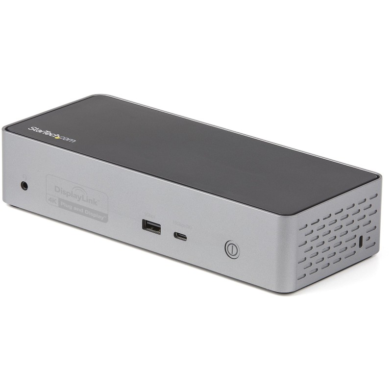 StarTech.com Docking Station USB C - Quad Monitor DisplayPort/HDMI 4K 60Hz Dock USB-C Multi HDMI/DP